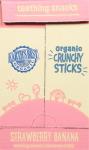 Earth's Best Organic Baby Food, Dissolvable Teething Snack for Babies 6 Months and Older, Strawberry Banana Crunchy Sticks, .56 oz Pack (Pack of 5)