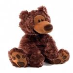 GUND Philbin Classic Teddy Bear, Premium Stuffed Animal for Ages 1 and Up, Chocolate Brown, 12”