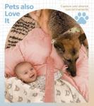 Mallify 5-in-1 Thick Plush Baby Play Gym Mat, Tummy Time Mat with 6 Sensory Toys, Baby Play Mat, Convertible Baby Gym for Stage-Based Development from Babies to Toddlers, Baby Essentials Gift, Pink