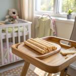 Earth's Best Organic Baby Food, Dissolvable Teething Snack for Babies 6 Months and Older, Strawberry Banana Crunchy Sticks, .56 oz Pack (Pack of 5)