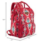 Montana West Wrangler Callie Diaper Bag Backpack with Stroller Straps Multifunction Baby Travel Bag WG2204-9110BDY
