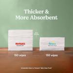 Huggies Natural Care Sensitive Baby Wipes, Unscented, Hypoallergenic, 99% Purified Water, 12 Flip-Top Packs (768 Wipes Total), Packaging May Vary