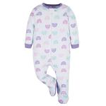 Onesies Brand Baby Girls 4-pack 'N Play Footies Multi And Toddler Sleepers, Rainbows, 0-3 Months US