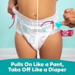 Pampers Diapers - Cruisers 360 - Size 6, 104 Count, Babyproof up to 100% Leakproof Pull-On Diaper