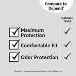 Amazon Basics Incontinence Underwear for Men, Maximum Absorbency, 2X-Large, 14 Count (1 Pack)