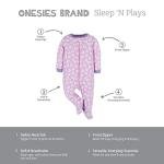 Onesies Brand Baby Girls 4-pack 'N Play Footies Multi And Toddler Sleepers, Rainbows, 0-3 Months US