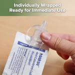 haakaa Colostrum Collector Kit Breast Milk Collector with Cotton Cloth Wipe and Storage Case, Ready-to-Use, Reusable, 4ml/6pcs