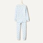 Amazon Essentials x Sofia Grainge Unisex Babies' Snug-Fit Cotton Pajamas, Pack of 2, Light Blue/Polar Bear, 12 Months