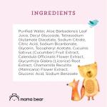 Amazon Brand - Mama Bear Toddler Toilet Wipes, Fragrance Free, Plant-Based Hypoallergenic, 336 Count, 8 Packs of 42