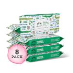 Amazon Brand - Mama Bear Toddler Toilet Wipes, Fragrance Free, Plant-Based Hypoallergenic, 336 Count, 8 Packs of 42