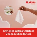 Huggies Nourish Scented Baby Wipes, 10 Push Button Packs (560 Wipes Total)