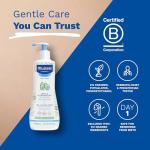 Mustela Baby Gentle Cleansing Gel - Baby Hair & Body Wash - with Natural Avocado fortified with Vitamin B5 - Biodegradable Formula & Tear-Free â€“ 16.90 fl. oz. (Pack of 1)