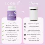 Boobie Bears Lactation Support Gummies | Helps As Milk Supply Booster & Supports Immune Health & Hair Growth | Breastfeeding Supplements with Zinc & Elderberry for Milk Supply Increase, 60 Count