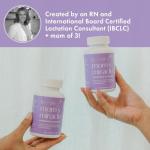 Boobie Bears Lactation Support Gummies | Helps As Milk Supply Booster & Supports Immune Health & Hair Growth | Breastfeeding Supplements with Zinc & Elderberry for Milk Supply Increase, 60 Count