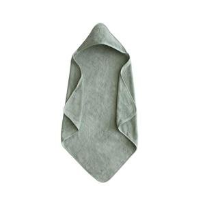 mushie Baby Hooded Towel | Organic Cotton (Moss)