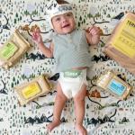 Terra Bamboo Baby Wipes: Manuka Honey, 99.5% Pure New Zealand Water, 100% Biodegradable Bamboo Fiber, 0% Plastic, Unscented Baby Wipes for Sensitive Skin, 1 Pack of 70 Wipes