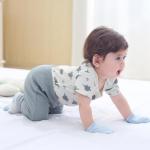 Ruliby Baby Bodysuit Boy Clothes Ribbed Newborn Infant Outfit Short Sleeve Romper 0-3 Month