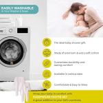 Spasilk Baby Girls' Cotton Sleepwear Footie Set with Hat, Pack of 2, Pink Flower