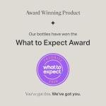 Tommee Tippee Natural Start Baby Bottle, 11oz, Thicker Feed, Breast-Like Nipple for Babies 6 Months+, Clear, 3 Count