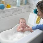 Fisher-Price™ Baby to Toddler Bath 4-in-1 Sling 'N Seat Tub with Removable Infant Support and 2 Toys, Pacific Pebble