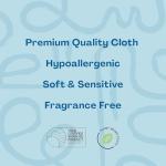 Hello Bello Extra Gentle Unscented Baby Wipes, Plant Based, Made with 99% Water and Aloe for Babies and Kids, 1080 Count