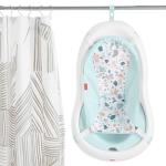 Fisher-Price™ Baby to Toddler Bath 4-in-1 Sling 'N Seat Tub with Removable Infant Support and 2 Toys, Pacific Pebble