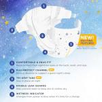 Amazon Brand - Mama Bear Overnight Diapers, Size 4, 74 Count