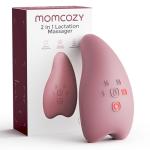 Momcozy A1Pro Lactation Massager, Deep Vibration & Rapid Heating for Clog Relief & Efficient Pumping, Breastfeeding Essentials with Memory Function & Fast Charging, Ideal Gift for Postpartum Mom