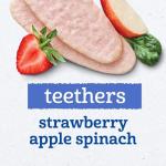 Gerber Teethers, Strawberry Apple Spinach Gentle Teething Wafers, Baby Teething Snacks