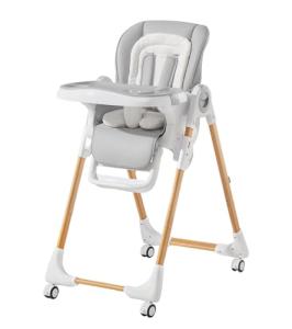 Mallify Convertible High Chairs for Babies and Toddlers, Height Adjustable Baby High Chair, High Chair with Removable Tray, Adjustable Backrest, Portable Baby Dinning Chair with Lockable Wheels