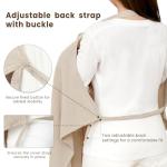 Konssy Muslin Nursing Cover for Baby Breastfeeding, Breathable 100% Cotton Breastfeeding Cover with Rigid Hoop for Mother Nursing Apron, Multi-use Carseat Canopy (Summer Wheat)