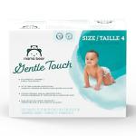 Amazon Brand - Mama Bear Gentle Touch Baby Diapers, Fragrance-Free, Size 4, 148 Count (4 packs of 37), with Skin Protection and Leak Protection