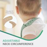 Cuddle Campus Set of 3 Silicone Bibs for Babies & Toddlers,Soft Adjustable Bibs with Pocket Food Catcher for Baby Girl,Boy(Set 1)