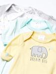 GerberUnisex Baby4-Pack Sleeper GownAnimals Green0-6 Months