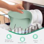 Cuddle Campus Set of 3 Silicone Bibs for Babies & Toddlers,Soft Adjustable Bibs with Pocket Food Catcher for Baby Girl,Boy(Set 1)