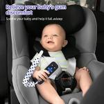 Chuya Baby Teether Toy Chew Toys for Babies 3-24 Months TV Remote Control Shape Teething Relief for Infants (Black)