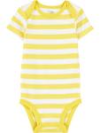 Simple Joys by Carter's Baby 6-Pack Short-Sleeve Bodysuit, Grey/Yellow, 3-6 Months