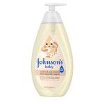 Johnson's Skin Nourishing Moisture Baby Wash, Vanilla & Oat Scents, Tear-Free, Hypoallergenic Baby Body Wash Cleanses, Protects from Dryness, & Leaves Skin Feeling Hydrated, 20.3 fl. oz