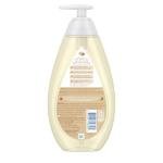 Johnson's Skin Nourishing Moisture Baby Wash, Vanilla & Oat Scents, Tear-Free, Hypoallergenic Baby Body Wash Cleanses, Protects from Dryness, & Leaves Skin Feeling Hydrated, 20.3 fl. oz