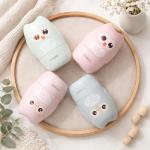 YIVEKO Baby Nail Kit, 4-in-1 Baby Nail Care Set with Cute Case, Baby Nail Clippers, Scissors, Nail File & Tweezers, Baby Manicure Kit and Pedicure kit for Newborn, Infant, Toddler, Kids-Owl Pink