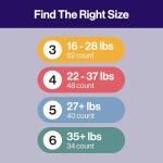 Clean Conscious™ Overnight Diapers | Up to 12 Hours of Protection | Hypoallergenic + Fragrance Free | Cozy Cloud + Star Signs | Size 6, 34 Count Club Box