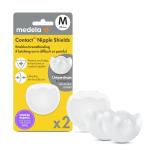 Medela Contact Nipple Shields, Medium 20mm, Food Grade Silicone | for Latching Difficulties During Breastfeeding, Flat or Inverted Nipples