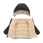 Kimjun Toddler Baby Hooded Down Jacket Boys Girls Kids Thicken Warm Winter Coat Outerwear 18-24M Black
