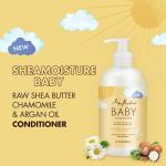 SheaMoisture Baby Conditioner for Curly Hair Raw Shea, Chamomile and Argan Oil Moisturizes and Helps Detangle Delicate Curls and Coils 13 oz