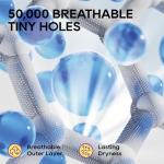 HONEY CARE All-Absorb Disposable Female Dog Diapers Small Size, Improved, 40 Count, Super Absorbent, Breathable, Wetness Indicator (Pack of 1, 40 Count Total)