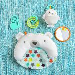 Bright Starts Tummy Time Prop & Play Baby Activity Mat with Support Pillow & Taggies - Polar Bear 35 x 29.5 in., Newborn and up
