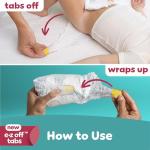 Pampers Diapers - Swaddlers 360° - Size 6, 92 Count, up to 100% Leakproof Comfy Dry Fit, Designed for Easy Changes, Pull On Baby Diaper (Packaging May Vary)