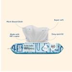 Hello Bello Extra Gentle Unscented Baby Wipes, Plant Based, Made with 99% Water and Aloe for Babies and Kids, 720 Count