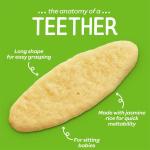 Happy Baby Organic Teethers, Banana and Sweet Potato, Gentle Teething Wafers, Packets, Soothing Rice Cookies for Teething Babies, 2 Count per pack, 12 Count per box, 1.7 Ounce