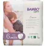 Bambo Nature Hypoallergenic Baby Diapers, Eco-Labelled Sustainable Diapers, Enhanced Leakage Protection, Totally Chlorine-free, Skin Friendly, and Super Absorbent - Size 6 (24 Count)